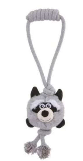 Picture of LeoPet Dog toy assorted animals in plush and rope